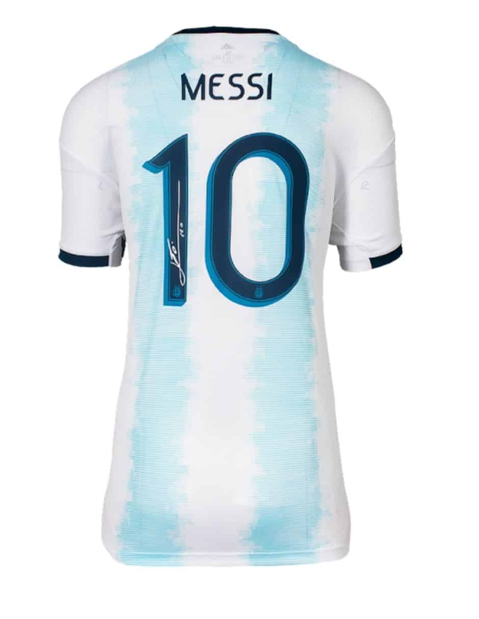 Lionel Messi Firmada/Autografiada Argentina 2019 - Ídolos