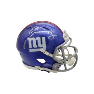Eli Manning Mini Casco NY Giants NFL firmado por Eli Manning