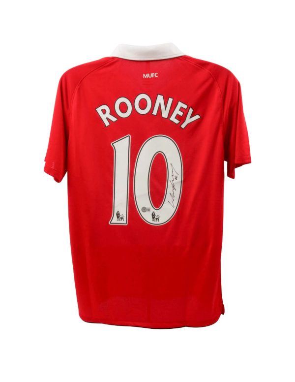 JERSEY FIRMADO O AUTOGRAFIADO POR EL EX JUGADOR WAYNE ROONEY DEL MANCHESTER UNITED