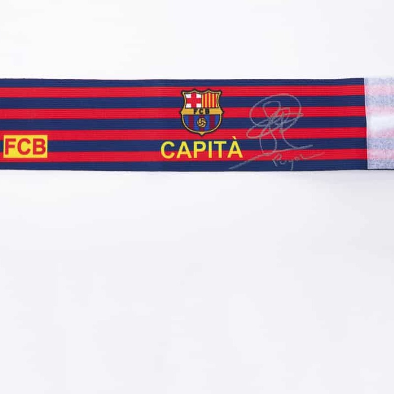 Carles Puyol - Gafete de Capitan FC Barcelona Autografiado con Certificado - objeto