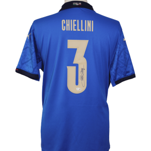 Giorgio Chiellini - Jersey Selección Italia 2022 Autografiado con Certificado - foto completa