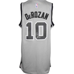 DeMar DeRozan — Jersey NBA San Antonio Spurs Autografiado - Vista frontal
