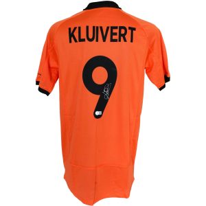 Patrick Kluivert - Jersey Selección Países Bajos Autografiado con Certificado - foto completa