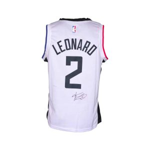Kawhi Leonard — Jersey NBA Los Angeles Clippers Autografiado - Vista frontal