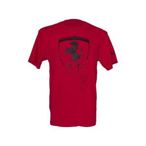 Kimi Raikkonen — Playera Ferrari F1 Autografiada - Vista frontal