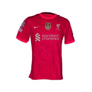 Liverpool FC — Jersey Equipo Completo 2021-2022 Autografiado - Vista frontal