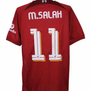 Mohamed Salah - Jersey Liverpool Autografiado con Certificado - foto completa