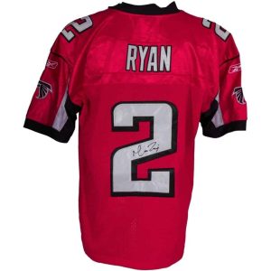 Matt Ryan — Jersey NFL Atlanta Falcons Autografiado - Vista frontal