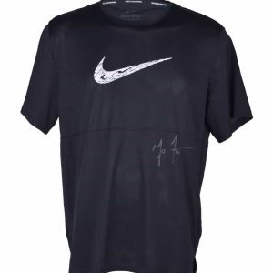 Mo Farah — Playera Autografiada - Vista frontal