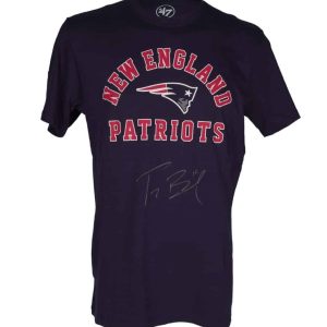 Tom Brady — Jersey NFL New England Patriots Autografiado - Vista frontal