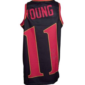 Trae Young — Jersey Atlanta Hawks Autografiado - Vista frontal