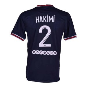Achraf Hakimi Jersey PSG 2021-2022 firmado por Achraf Hakimi