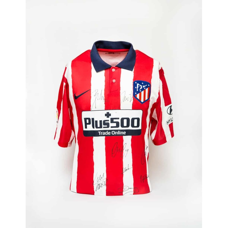 Atletico de Madrid Jersey La Liga firmado por Atletico de Madrid