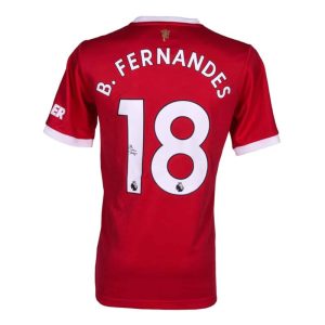 Bruno Fernandes Jersey Manchester United firmado por Bruno Fernandes