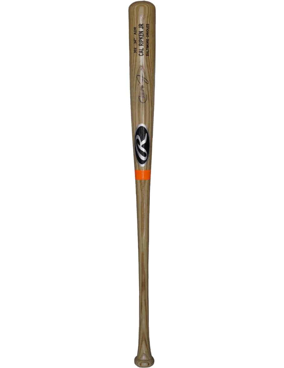 Cal Ripken Jr. - Bat MLB Baltimore Orioles Autografiado con Certificado
