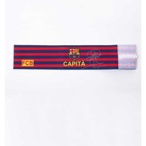 Carles Puyol Gafete de Capitan FC Barcelona firmado por Carles Puyol