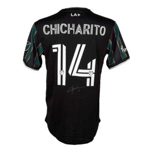 Javier 'Chicharito' Hernández Jersey Negro LA Galaxy firmado por Javier 'Chicharito' Hernández