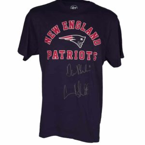 Drew Bledsoe y Terry Glenn Jersey NFL New England Patriots firmado por Drew Bledsoe y Terry Glenn