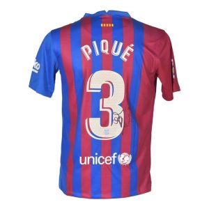 Gerard Pique Jersey FC Barcelona firmado por Gerard Pique