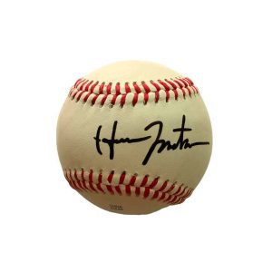 Hideki Matsui — Pelota de Béisbol MLB New York Yankees Autografiada - Vista frontal