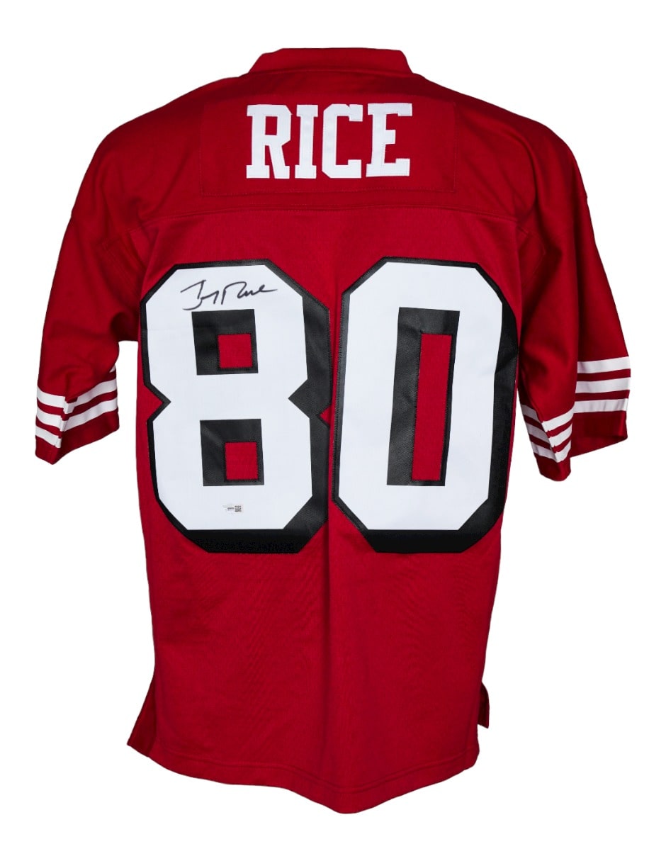 Jerry Rice Jersey NFL San Francisco 49ers firmado por Jerry Rice