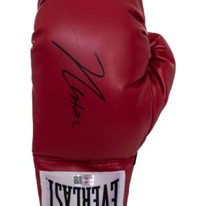 Julio Cesar Chavez Guante Everlast Boxeo Rojo firmado por Julio Cesar Chavez