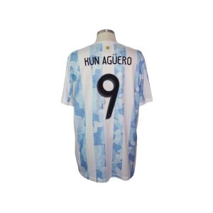 Kun Aguero Jersey Selección Argentina firmado por Kun Aguero