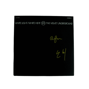 The Velvet Underground - Disco Vinyl Album "White Light/White Heat" Autografiado con Certificado - foto completa