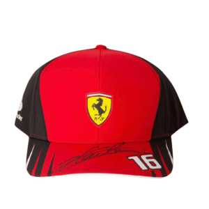 Charles Leclerc - Gorra Ferrari F1 Autografiada con Certificado - foto completa