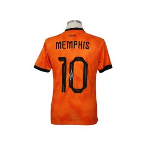 Memphis Depay Jersey Selección Países Bajos firmado por Memphis Depay