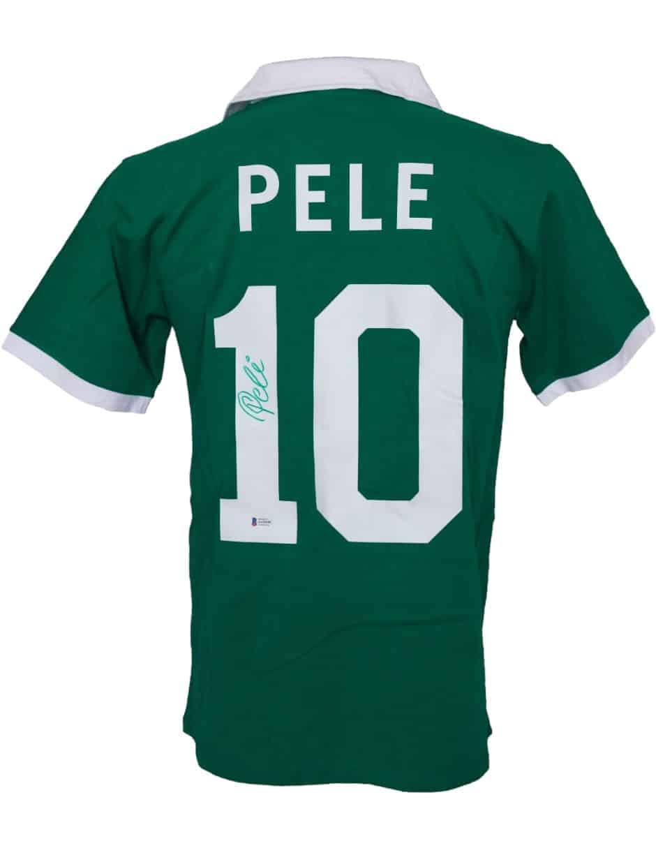 Pele Jersey Verde NYC firmado por Pele