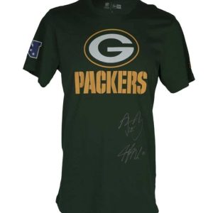 Rodgers y Nelson Jersey Green Bay Packers Dual firmado por Rodgers y Nelson
