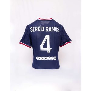 Sergio Ramos Jersey PSG 2021-2022 firmado por Sergio Ramos