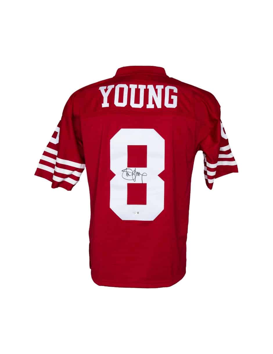 Steve Young Jersey NFL San Francisco 49ers firmado por Steve Young