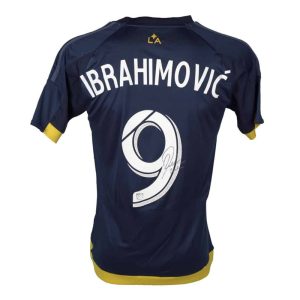 Zlatan Ibrahimovic Jersey Azul LA Galaxy firmado por Zlatan Ibrahimovic